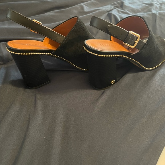 Authentic Coach Suede Sandals - Picture 4 of 5